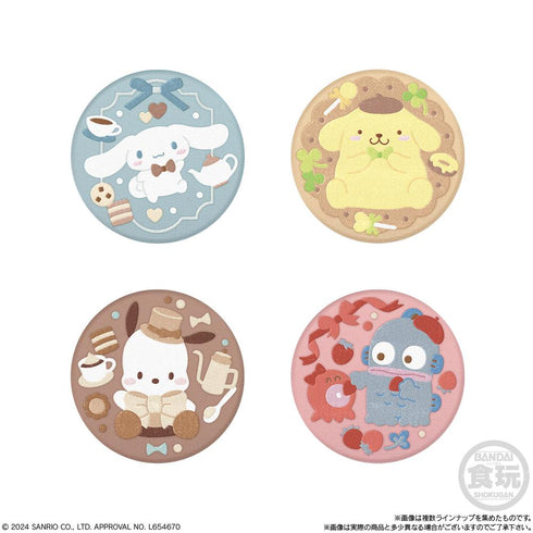 『サンリオキャラクターズ』【食玩】 刺繍缶バッジビスケット3【BOX】